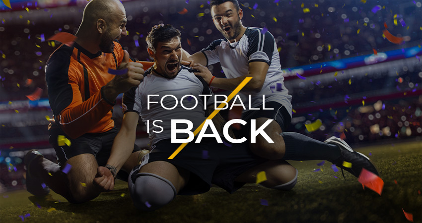 Football is back, stay on the pitch with Delasport!