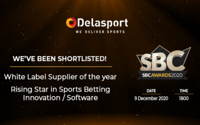 Delasport has been shortlisted at the prestigious SBC Awards 2020