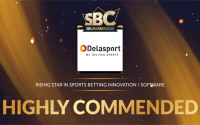 Delasport highly commended at the 7th Annual SBC Awards 2020