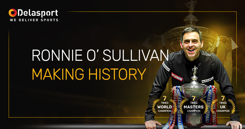 Congratulations to our Brand Ambassador, Ronnie O’ Sullivan on making history